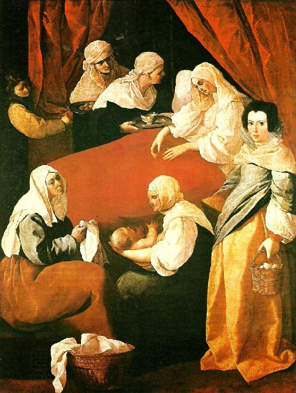 Francisco de Zurbaran birth of the virgin oil painting picture